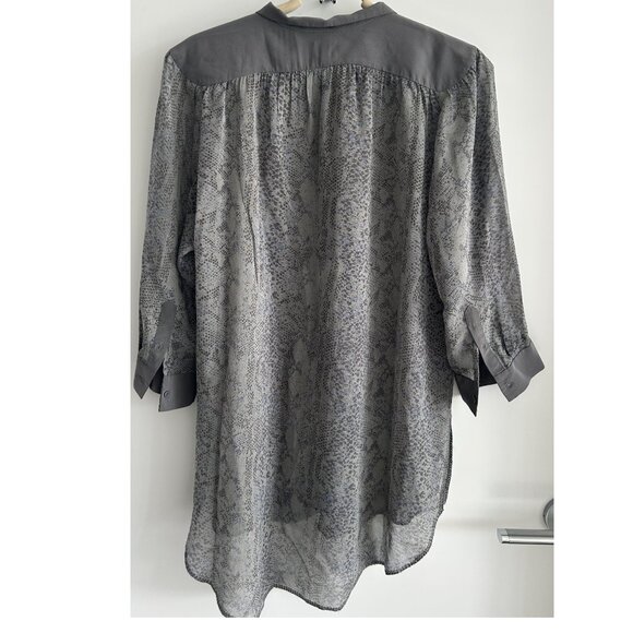 Wilfred Snake Pattern Silk Blouse Sz Medium - Picture 2 of 3